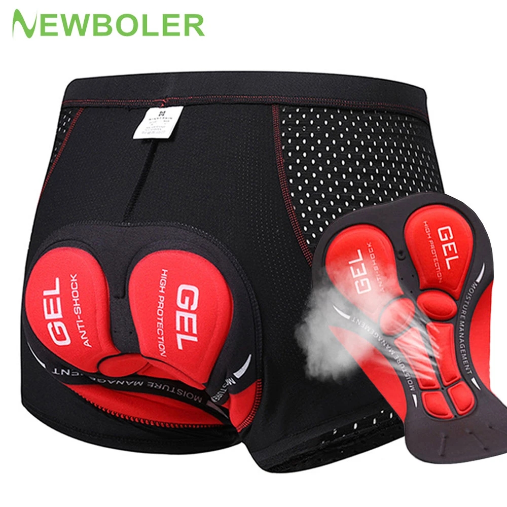 Padded Cycling Shorts 5D Gel - نيوبولر شبكة تنفس ركوب الدراجات الملابس