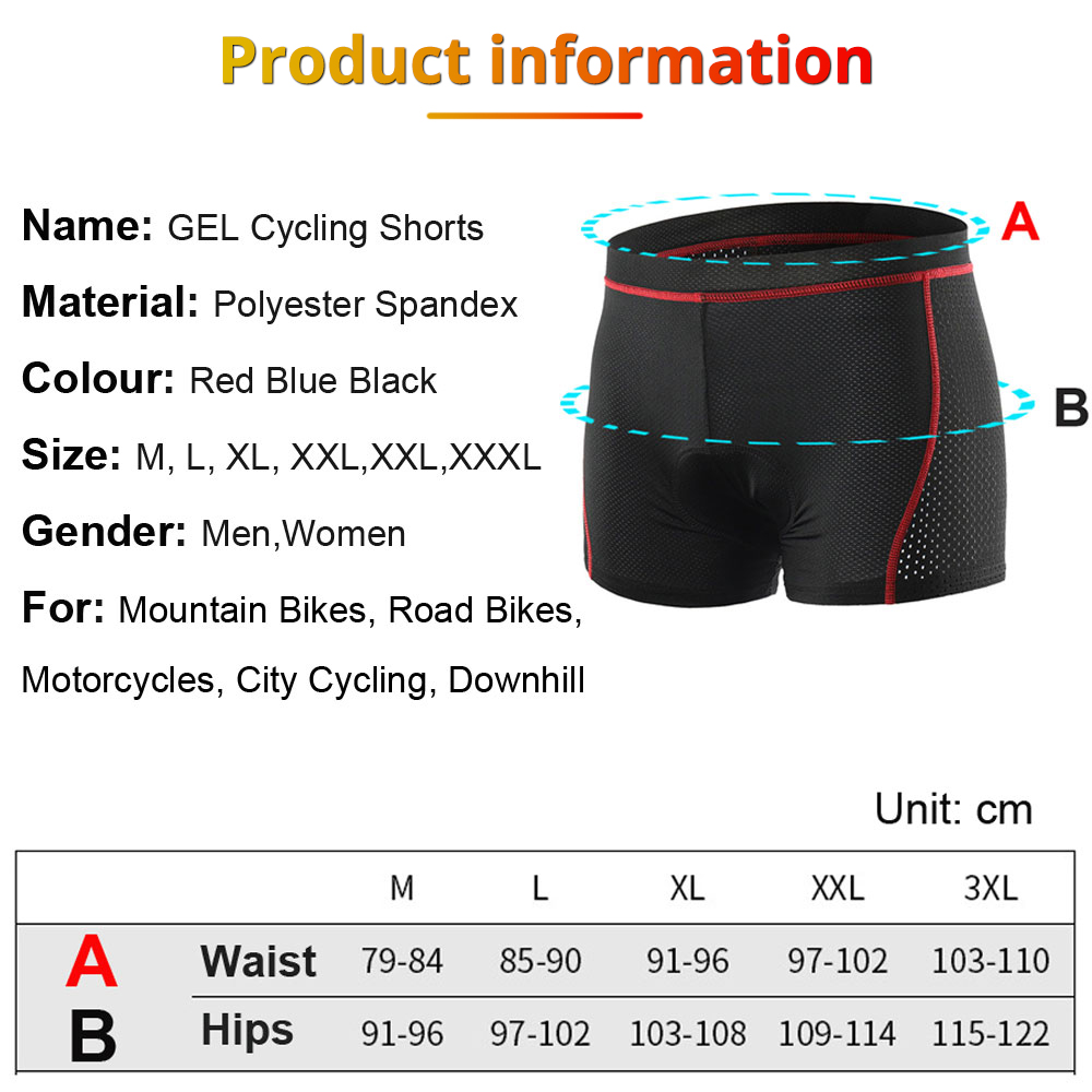 نيوبولر شبكة تنفس ركوب الدراجا - مراجعة Padded Cycling Shorts 5D Gel وسعره