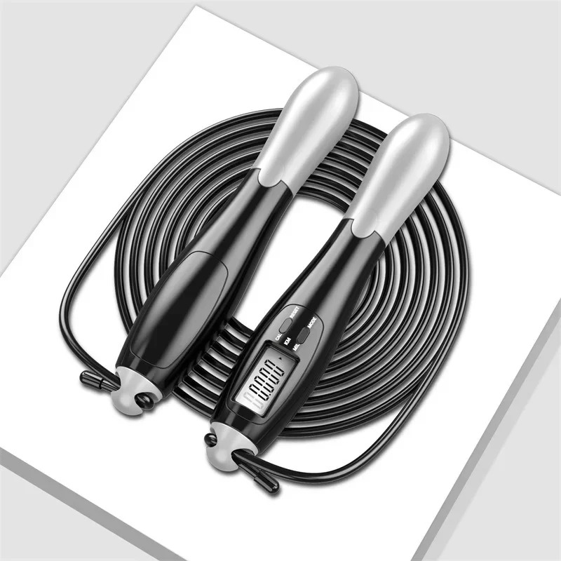 حبل قفز رقمي LCD مع عداد ذكي،  - مراجعة Smart Jump Rope Digital Counter وسعره