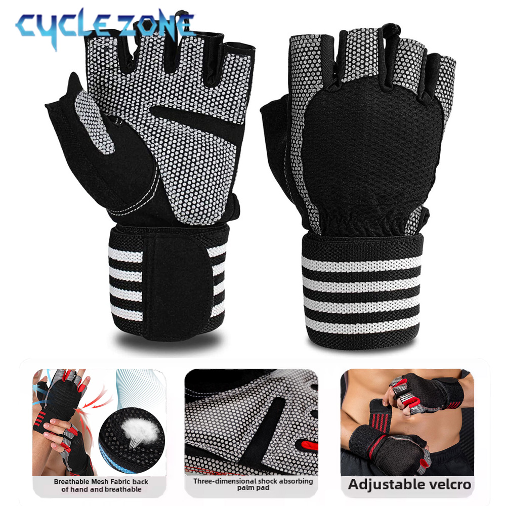 زوج واحد من قفازات الجيم واللي - مراجعة Wrist Wraps Weightlifting Support وسعره
